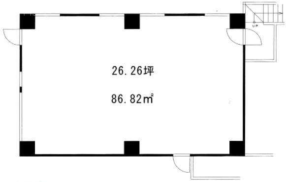 六鴨ビルB1F 間取り図