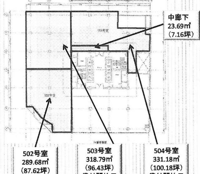 八重洲三井ビル504 間取り図