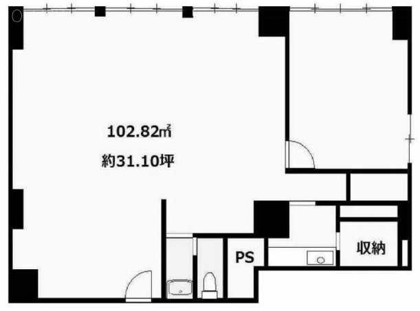 たつむら青山マンション406 間取り図