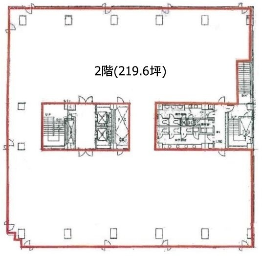 中野第一OSビル2F 間取り図