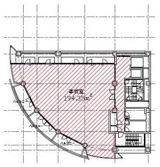 芝浦NAビル7F 間取り図