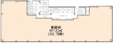 オリックス赤坂2丁目ビル9F 間取り図