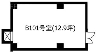 祖師谷シティハウスビルB101 間取り図