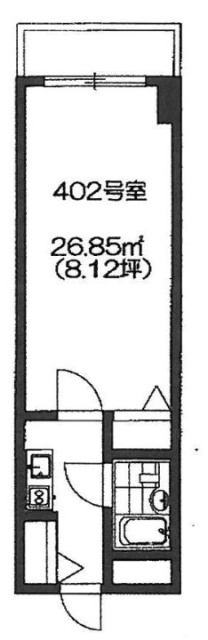 ライブリーYSビル402 間取り図