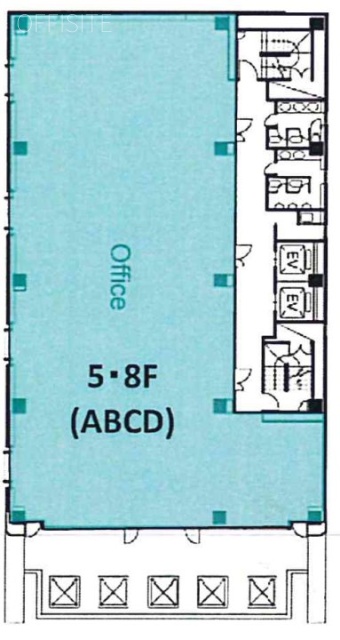 新横浜ステーションビル5F 間取り図