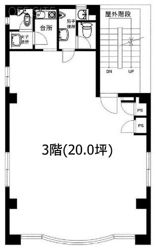 石井ビル3F 間取り図