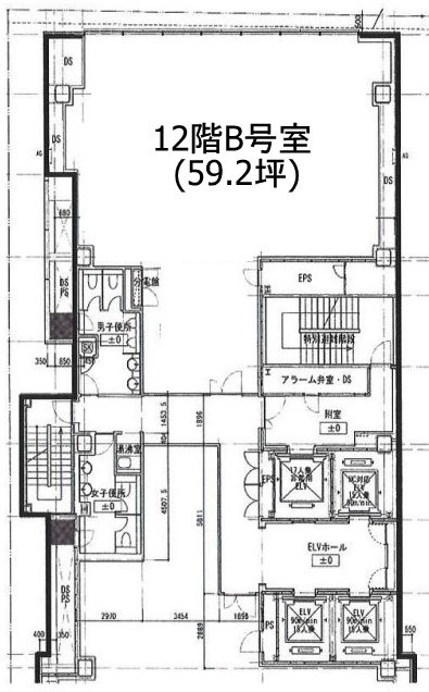 GINZA888B 間取り図