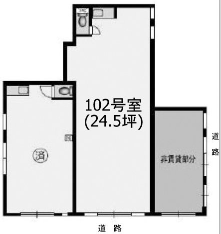 カーサ千駄ヶ谷102 間取り図