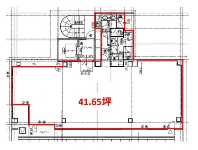 光澤堂GINZAビル7F 間取り図