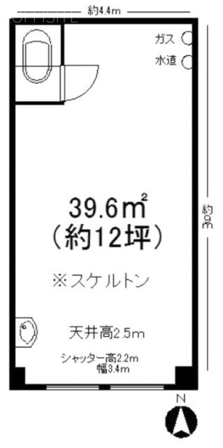 吉田コーポビル1F 間取り図