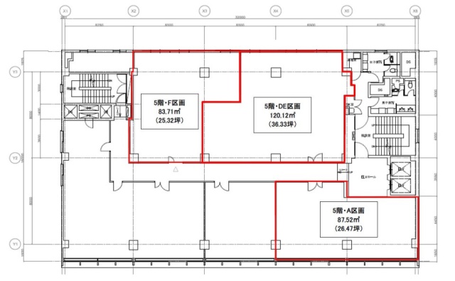 野村不動産溜池ビルF 間取り図