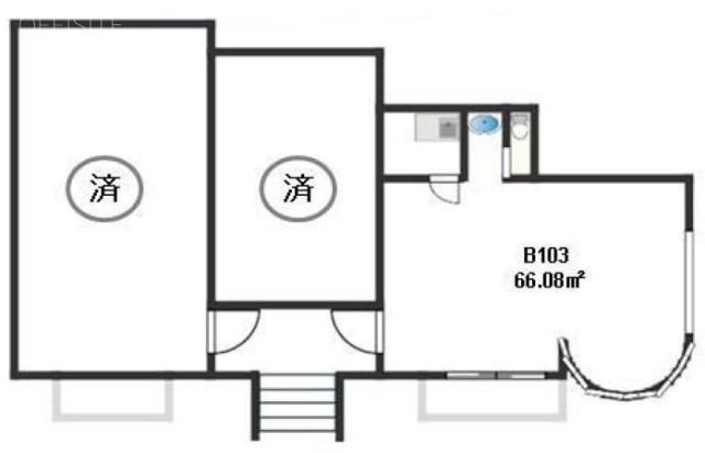 フロンティア鷺宮B103 間取り図