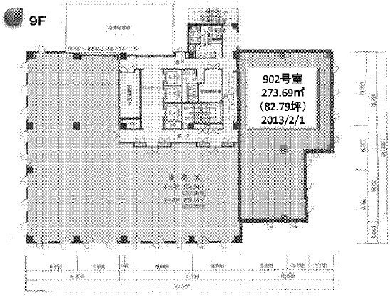 板橋センタービル902 間取り図