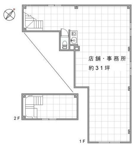 前田ビル1F 間取り図