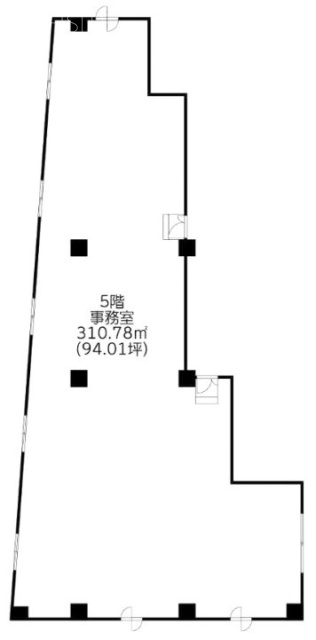 京王幡ヶ谷ビル5F 間取り図