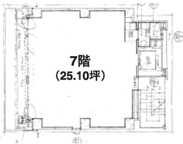 ランディック第3銀座ビル7F 間取り図
