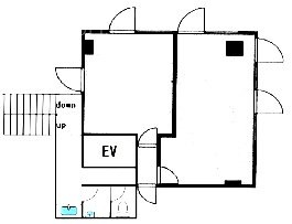 長原ビルA 間取り図