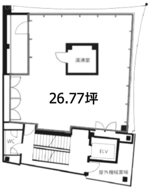 MAX&Co.ビル5F 間取り図
