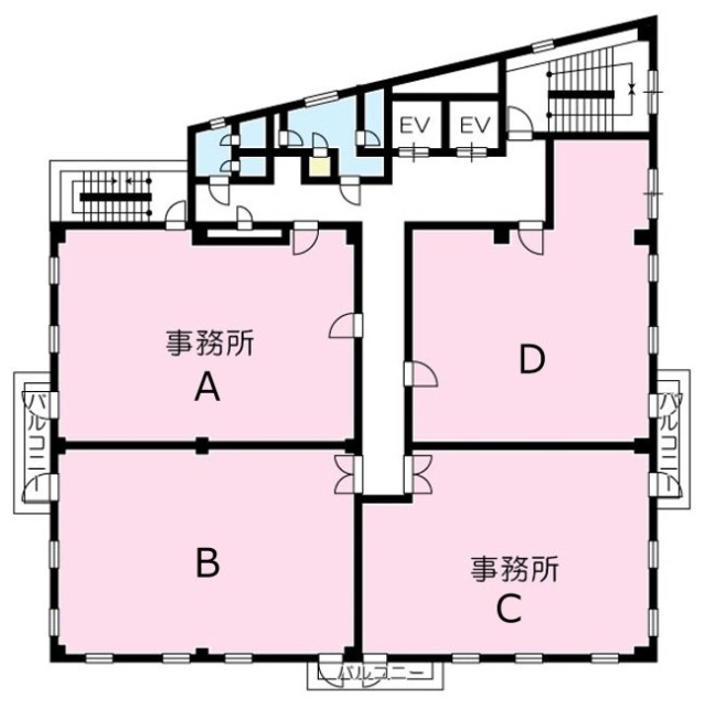 千秋ビルA 間取り図