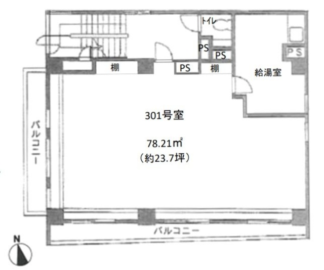 広尾アーバン3F 間取り図