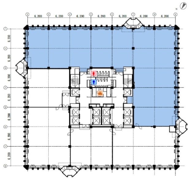 三田43MTビル10F 間取り図