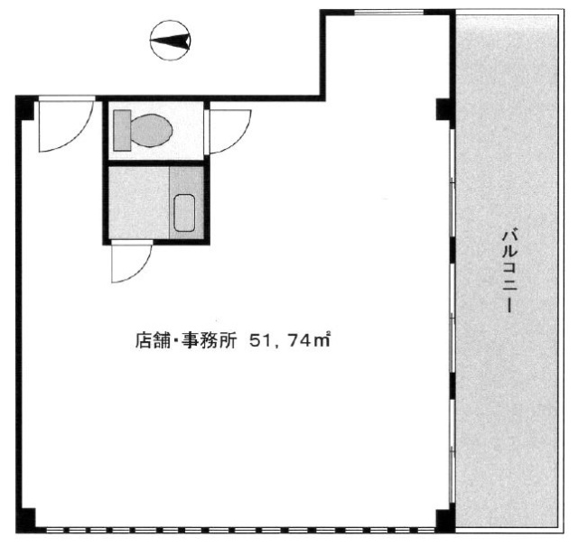 横田ビル201 間取り図