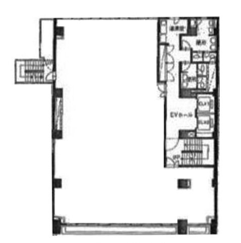 入江ビル6F 間取り図