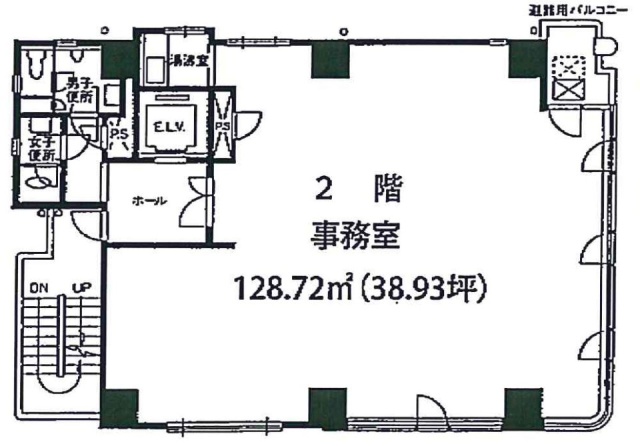 新川むさしやビル2F 間取り図