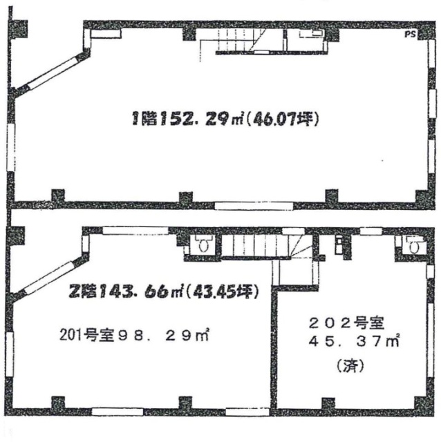 ワイ・アールビル201 間取り図