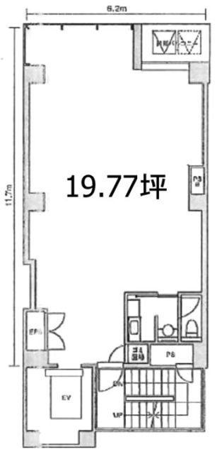 ハビウル銀座Ⅱ9F 間取り図