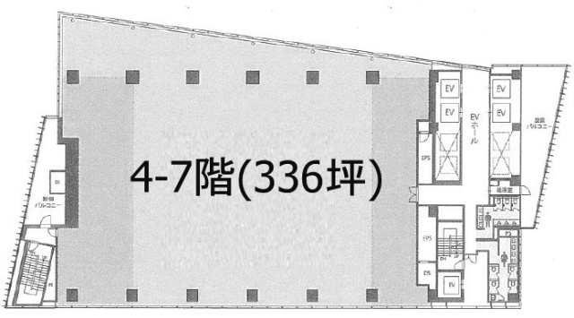 ヒューリック神宮前タワービルディング6F 間取り図