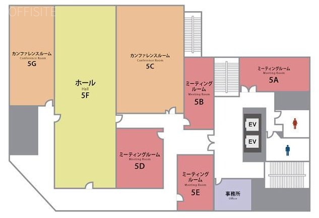 三井住友銀行神田駅前ビル(TKP神田駅前ビジネスセンター)C 間取り図