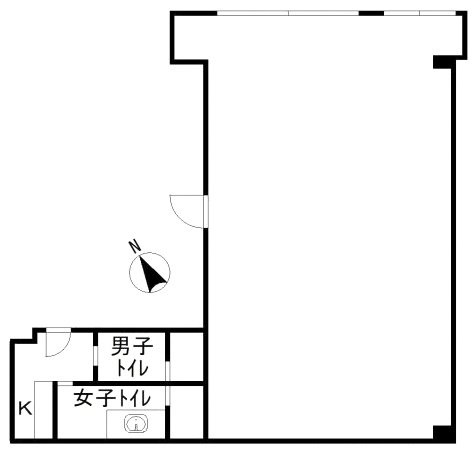 赤坂南部坂ハイツ202 間取り図
