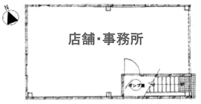 浅草宏基ビル1F 間取り図