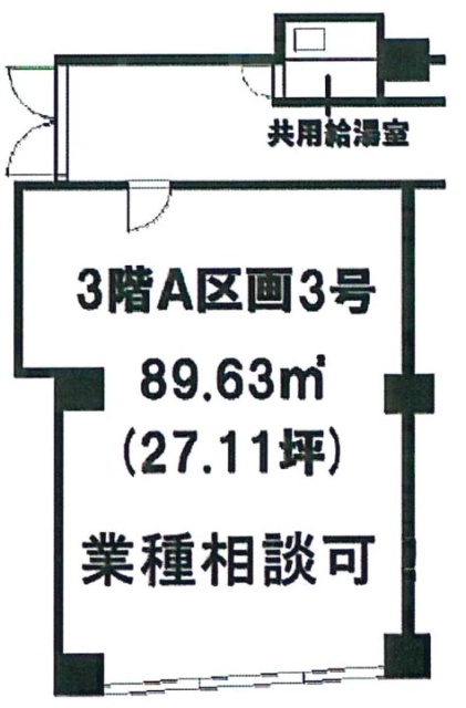 パレール川崎 ブルー館ビルA3 間取り図