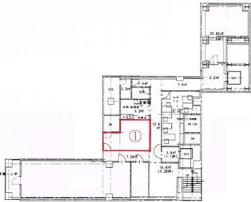 銀座高松ビル901 間取り図