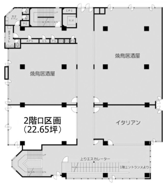 京王自動車豊田ビルロ 間取り図