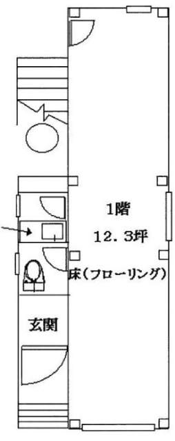美工高田馬場ビル1F 間取り図