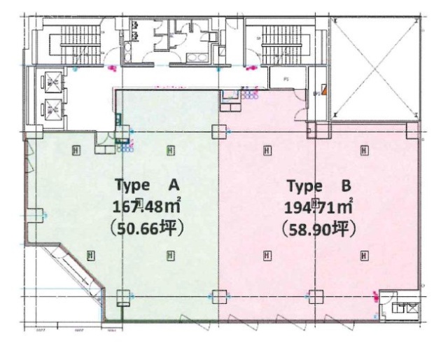 Yokohama Bayside Building602 間取り図