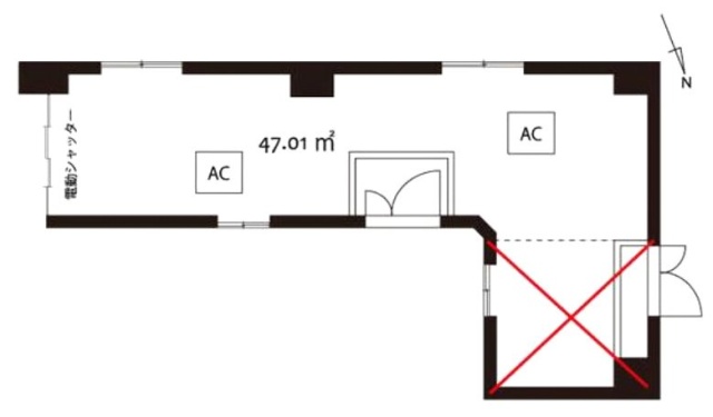 ブルックライズ東京1F 間取り図