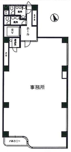 金源ビル9F 間取り図