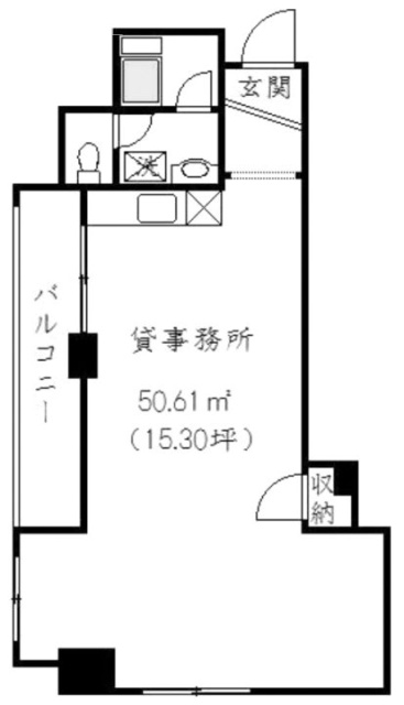 ユニオンビルヂング1004 間取り図