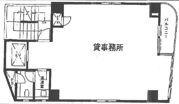 MATSUOSHOTO(松尾松濤)ビル3F 間取り図