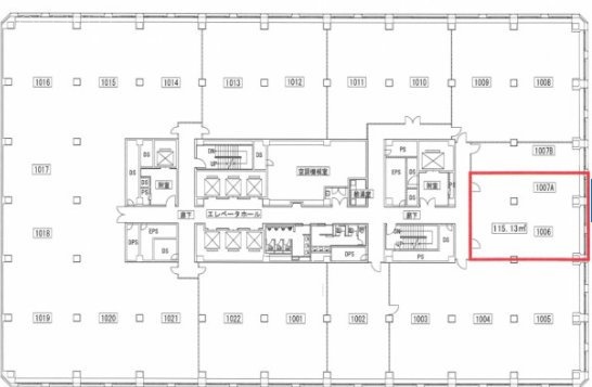 岸本ビル10F 間取り図