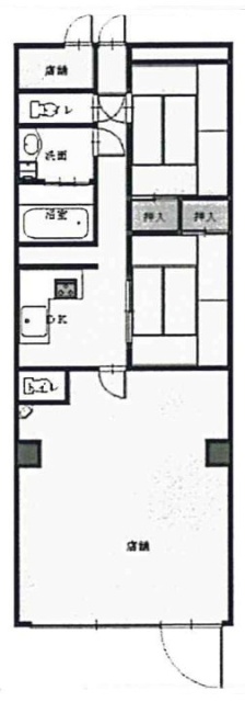 東船橋和光台ハイツビル1F 間取り図