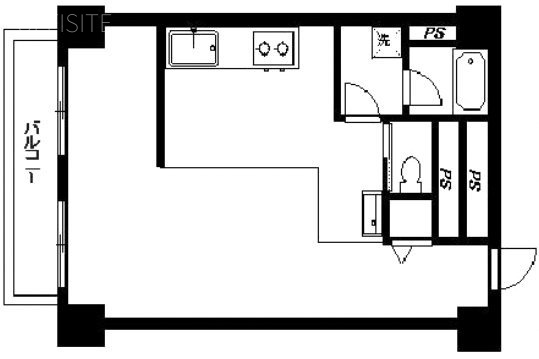 東銀座ロイアルハイツ302 間取り図