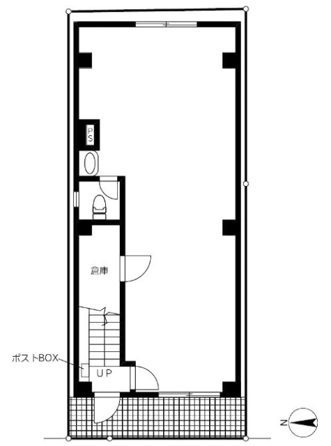 片柳ビル1F 間取り図