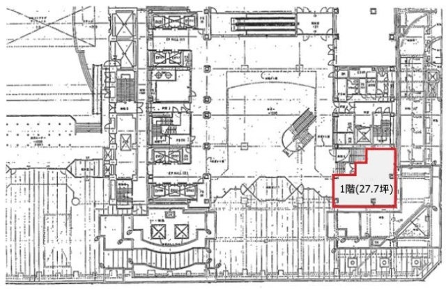 エステック情報1F 間取り図