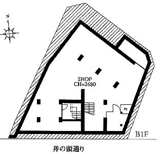 COMS UEHARAビルB1F 間取り図