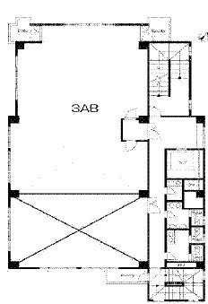 岩崎ビル3F 間取り図